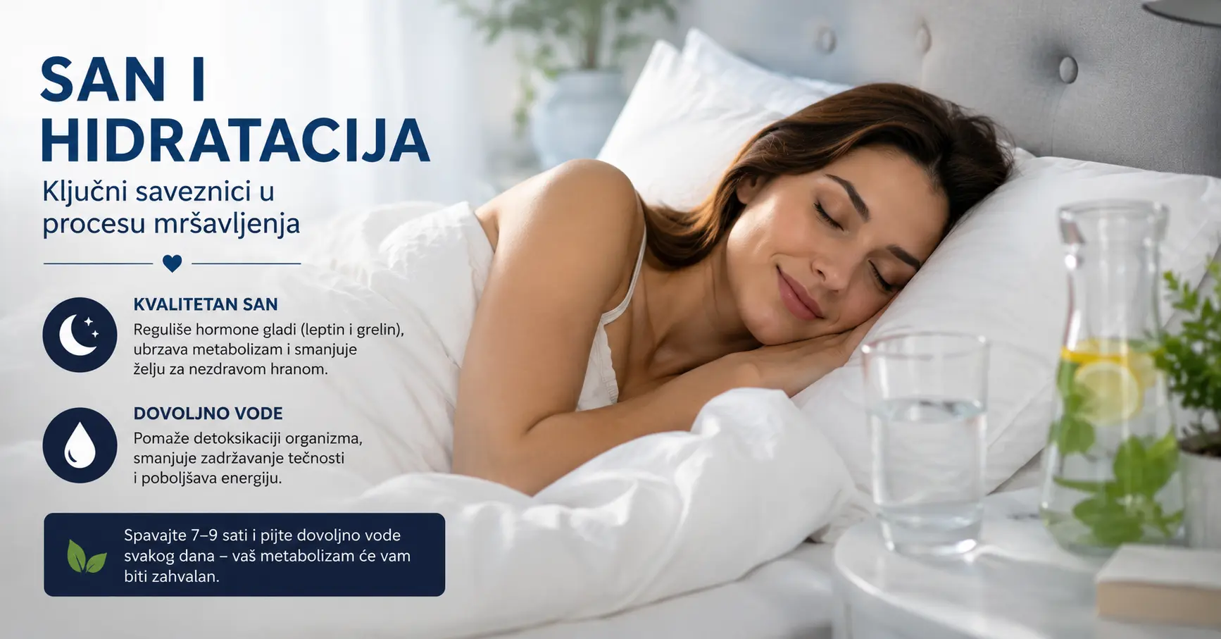 San i hidratacija za zdrav metabolizam